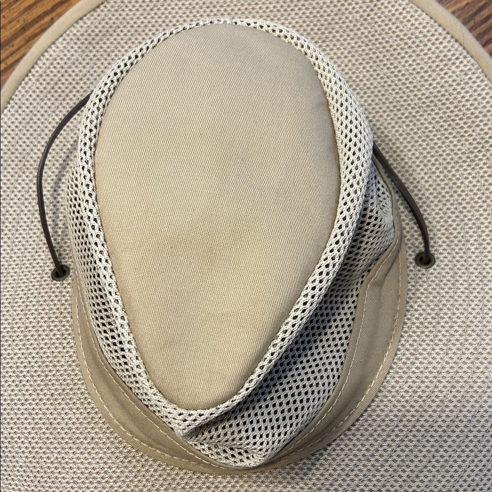 Henschel Aussie Breezer Packable Sun Mesh Hat Khaki - Picture 8 of 11